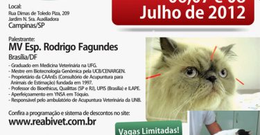 II Curso Teórico – Prático de Acupuntura Japonesa em Pequenos Animais – YNSA e Caudopuntura